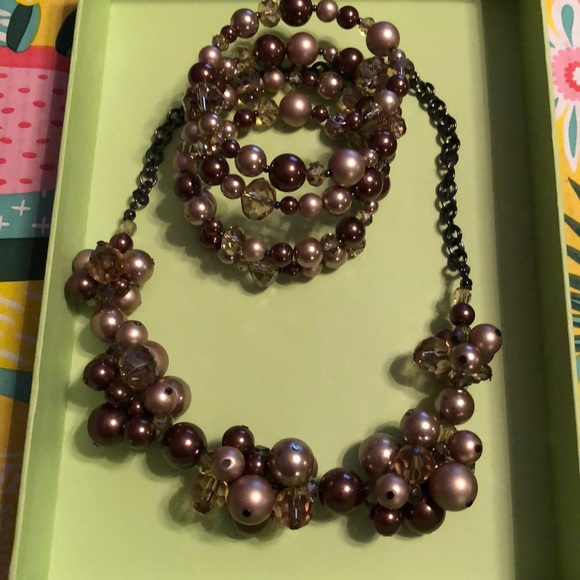 Necklace and bracelet set - Picture 1 of 3